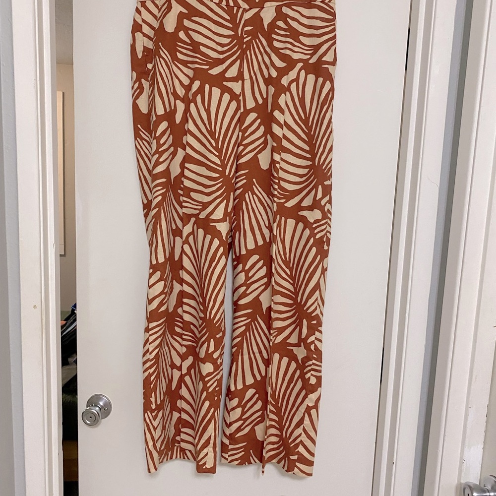 Banana Republic Linen Wide Leg Pants